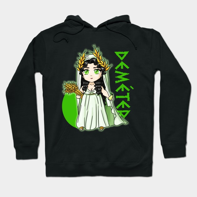 Demeter chibi Hoodie by JonasEmanuel